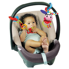 Yookidoo - Clips, Rattle 'N' Links Cow Toy Set - Juguetes de Actividad para Bebés - 0M - YKD40153