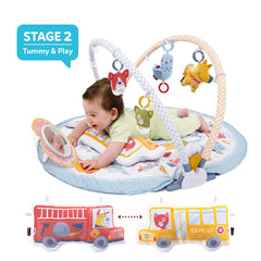 Yookidoo - Gymotion Urban Lay to Sit - Up Playmat - 0 meses+ - Alfombrillas y Gimnasios - YKD40165