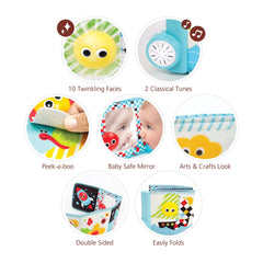 Yookidoo - Lights 'N' Music Baby Book - Juguetes de Actividad para Bebés - 0 Meses+ - YKD40202