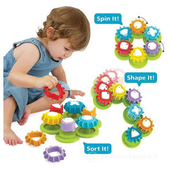 Yookidoo - Shape 'N' Spin Gear Sorter - Juguetes de Baño - 12 Meses+ - YKD40200