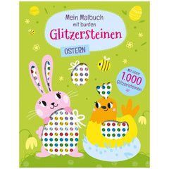 ARENA - Glitter Stones Easter Coloring Book - Books - German Edition