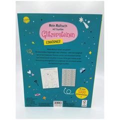 ARENA - Unicorn Coloring Book with Over 1000 Glitter Stones - Books - German Edition