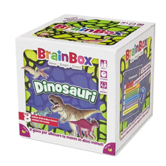 BrainBox Dinosauri game box on a white background