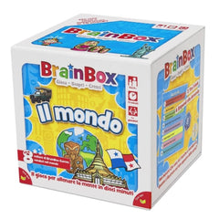 Asmodee - BrainBox - Il Mondo - Juegos de Mesa - +8 - STR6800 - Edición Italiana