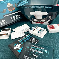 Asmodee - Exploding Kittens Recetas para el Desastre - Juegos de Mesa - +7 - Juego de Fiesta - STR8625 - Edición Italiana