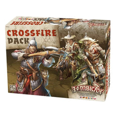 Zombicide Crossfire Pack box with warrior figures on a white background