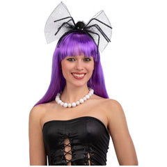 Carnival Toys - Diadema Divertida con Lazo y Araña Negra para Juegos Creativos de Disfraces - Profesiones Imaginarias y Juego de Roles