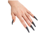 Carnival Toys - Set de Uñas Negras Largas - Profesiones de Imaginación y Juego de Roles