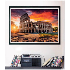 Clementoni Colección de Alta Calidad - Puzzle del Coliseo Romano al Atardecer de 1000 Piezas