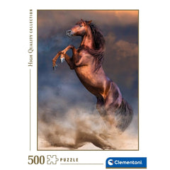 Clementoni High Quality Collection - Wild Red Stallion 500 Pcs Puzzle