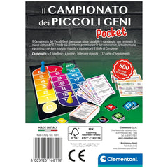 Clementoni - Il-Campionato-dei-piccoli-Geni-Pocket - Board-Games