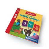 Clementoni - Libro Magnético de Números y Animales - Juguetes Educativos