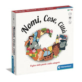 Clementoni - Nomi Cose Città Card Games - Italian Edition