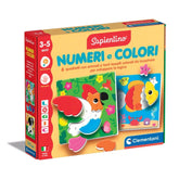 Clementoni - Spapientino-Logic-Numeri-e-Colori - Juguetes Educativos