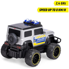 Dickie - RC Police Offroader Suzuki Jimmy with Lights and Sounds - RC Play Vehicles
