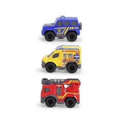 Dickie - Sos Team Set 3 Pcs Pack Play Vehicles