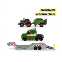 Dickie Toys - Set de Camiones de Granja Fendt - Vehículos de Juego