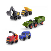 Dickie - Set de Micro Vehículos Volvo - Vehículos de Juego