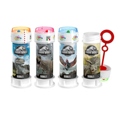 Dulcop - Jabón de Burbujas Jurassic World 60 Ml - Equipamiento para Juegos al Aire Libre