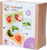 Montessori - Rompecabezas de Madera de Frutas y Verduras - Juguetes Educativos