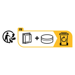 EULENSPIEGEL Cat Makeup Set in a box with black symbols, recycling icon, and "FR" text on a yellow and white background.