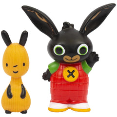 Golden Bear Bing Flop action figures featuring a yellow character and a black character in vibrant colors and distinct featur