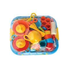 Gowi - Servicio de Cena Roma con 52 Piezas - Juego de Roles de Profesiones Pretendidas