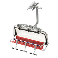 Jagerndorfer - Asiento para 6 personas en rojo y gris - Modelismo