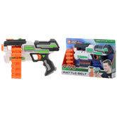 Johntoy - Cinturón de Sonajero Tack Pro con 14 Dardos de 30 cm - Equipamiento para Juegos al Aire Libre