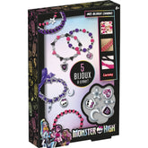 LANSAY My Charms Bracelets retail packaging features colorful beads and silver charms on a glossy black background.