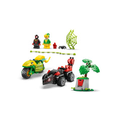 Lego - Marvel Super Heroes - Persecución del Vehículo Spin y Electro Dinosaurio - Juguetes de Construcción