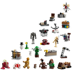 LEGO - Calendario de Adviento de Star Wars 2025 - Juegos de Juguete