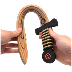 Liontouch - Espada WoodyLion · Oro/Negro - La Línea WoodyLion - Profesiones de Imaginación y Juego de Roles