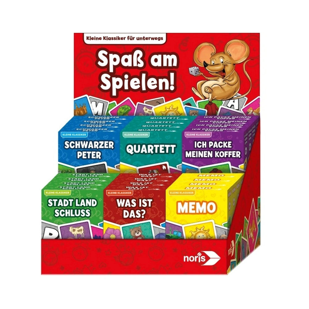 Mini-Games-Display-Classic-Board-Games colorful boxed set featuring childrens playing cards with vibrant illustrations and pl
