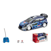 Mondo - Ford Fiesta WRC Control Remoto 2.4 GHz 1:28 Función Completa con Carrocería de Lexan - Vehículos de Juego