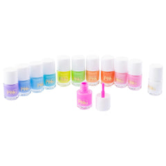 Nice - Set de 12 Esmaltes de Uñas Pink It Rainbow - Maquillaje
