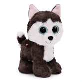 NICI - Glubschis - Peluche de pie - Husky Barkley - 15 cm - Animales de peluche