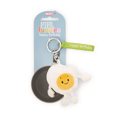 NICI - Mini-Funnies-Keyholder-Fried-Egg-Collectibles