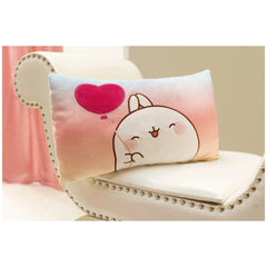 NICI - Molang - Cojín en forma de corazón - Animales de peluche
