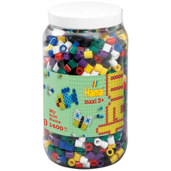 Pet Hama Perlas de Planchar Maxi en Tarro - Mezcla Estándar (00) 1400 Pcs.