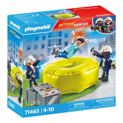 Playmobil Action Heroes Firefighters With Air Cushions - 71465