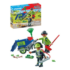 Playmobil City Action Figure Set Cleaning Team - 71434