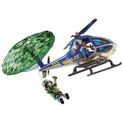 Playmobil City Action Police Helicopter - Parachute Chase - 70569