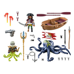 Playmobil Piratas Batalla Contra El Pulpo Gigante - 71419