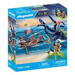 Playmobil Piratas Batalla Contra El Pulpo Gigante - 71419