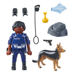 Playmobil Specials Oficial de Policía con Perro Detector - 71162