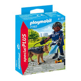 Playmobil Specials Oficial de Policía con Perro Detector - 71162