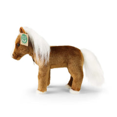 Rappa - Caballo Marrón de Peluche 23 cm - Animales de Peluche Ecológicos