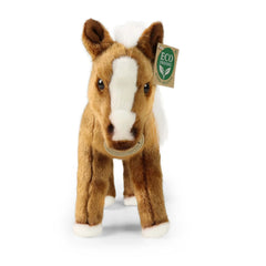Rappa - Caballo Marrón de Peluche 23 cm - Animales de Peluche Ecológicos