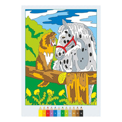 Ravensburger - CreArt - Libro de Colorear Creativo - Caballos - Artes y Manualidades